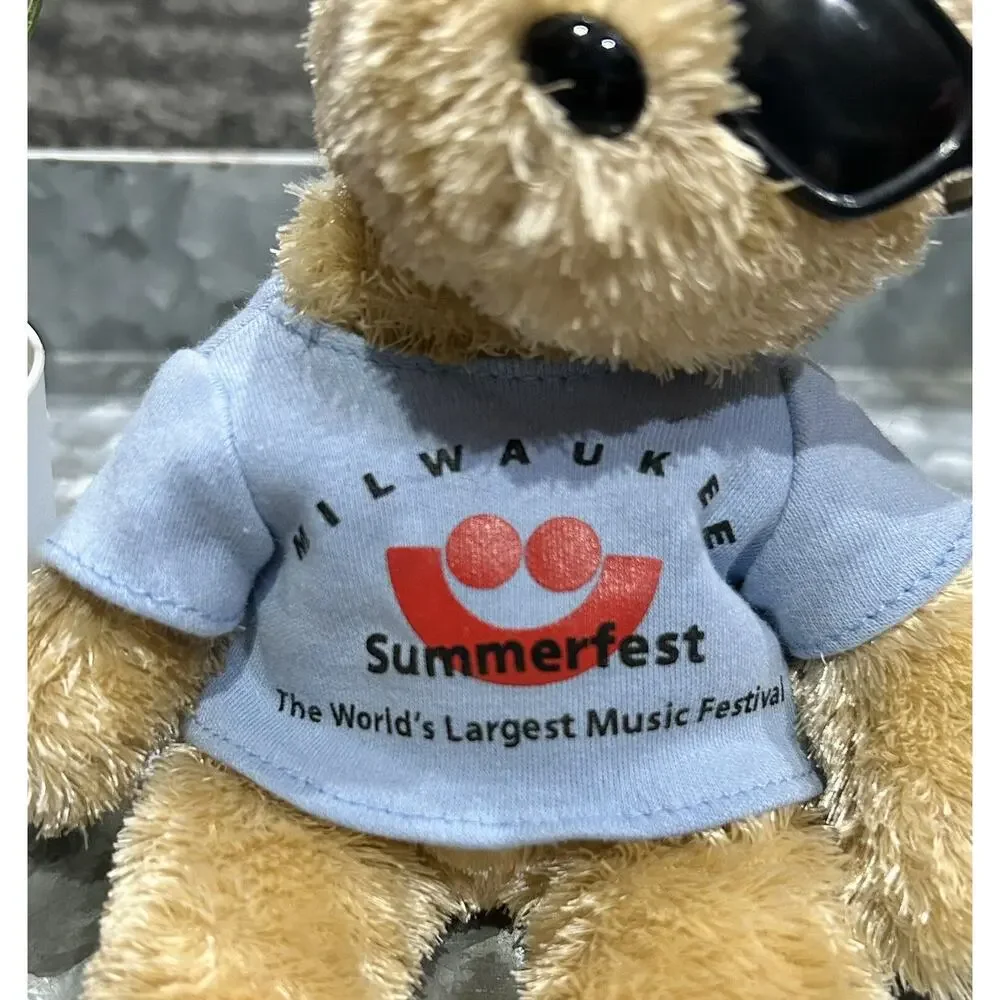 Ty Beanie Baby - SUMMERFEST the Bear (Greater Milwaukee Area‎ Exclusive) 2007
